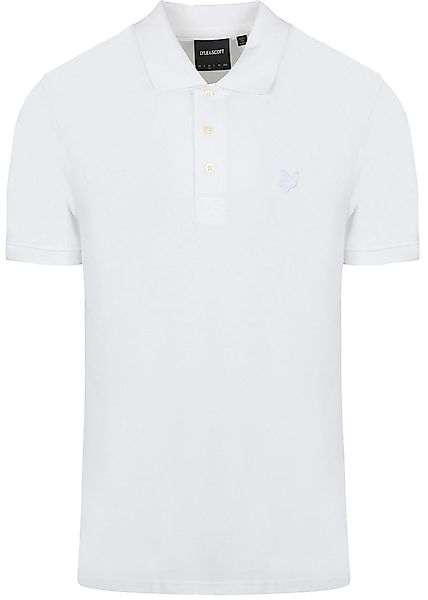Lyle and Scott Tonal Eagle Polo Weiß - Größe XXL günstig online kaufen