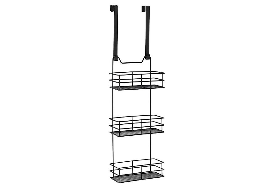 trendteam Türregal HARALD, 3 Fächer, Schwarz, Metall, B 23 x H 79 x T 10 cm günstig online kaufen