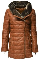 Zimmert Leather Ledermantel Cindy weiches, gestepptes günstig online kaufen