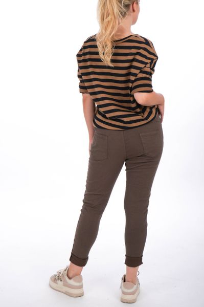 La Strada Stretch-Hose im Knitter-Look günstig online kaufen