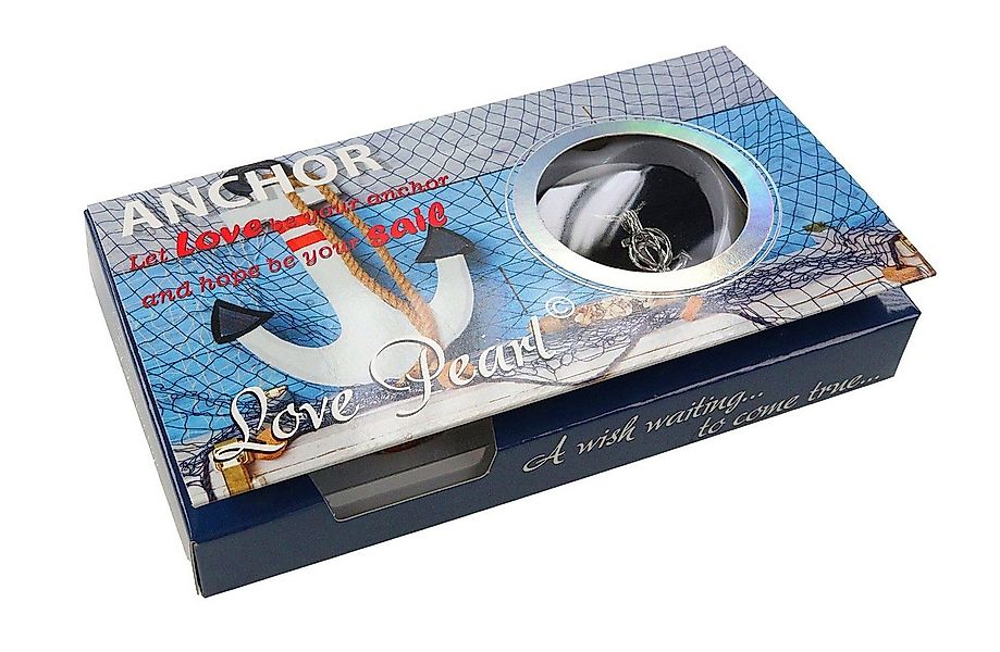 ELLUG Kette mit Anhänger Wunschperle aus echter Muschel mit Halskette und A günstig online kaufen