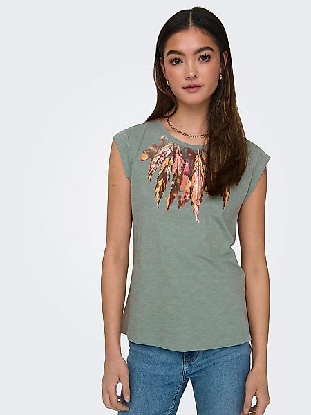 ONLY Kurzarmshirt "FEEL/FEATHERS TOP BOX CS JRS" günstig online kaufen