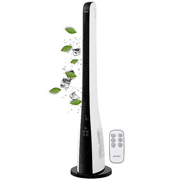 echos Turmventilator Eco-120, Fernbedienung, Oszillierend, 15h günstig online kaufen