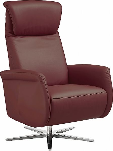Home affaire Relaxsessel »Cartore Chromfuß, mit manueller oder motorischer günstig online kaufen
