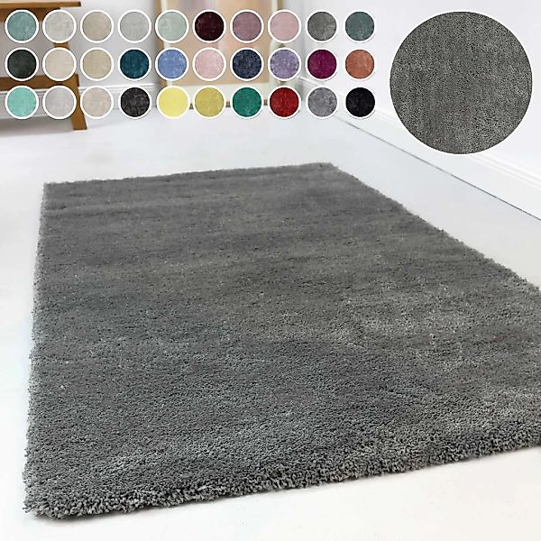 Esprit Hochflor-Teppich "Relaxx ESP-4150" rechteckig 25 mm Höhe Wohnzimmer, günstig online kaufen