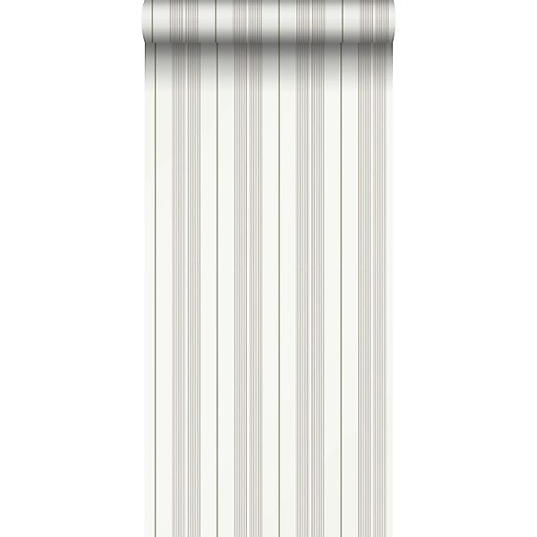 Sanders & Sanders Tapete Streifen Grau und Grün 53 cm x 10.05 m günstig online kaufen