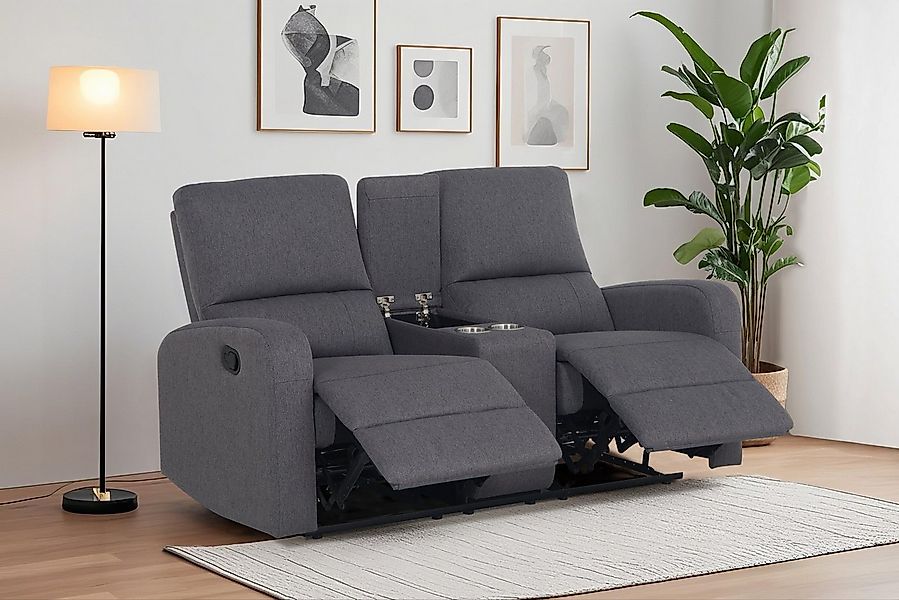 Home affaire 2-Sitzer TOURNAY, 2er-Kinosofa, Liegesofa, TV-Sessel, Multimed günstig online kaufen