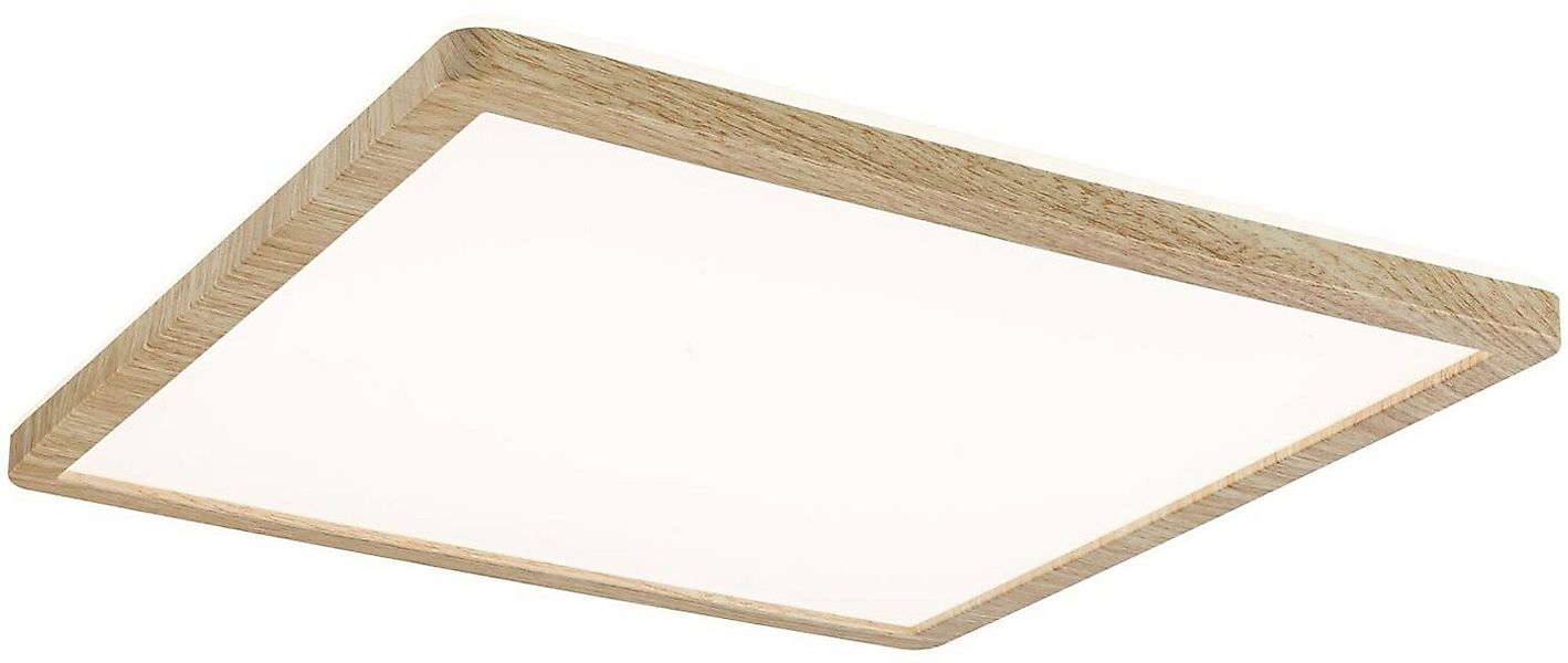 Paulmann LED Panel Atria Shine 16W 3000K 293x293 Eiche Kunststoff IP44, LED günstig online kaufen