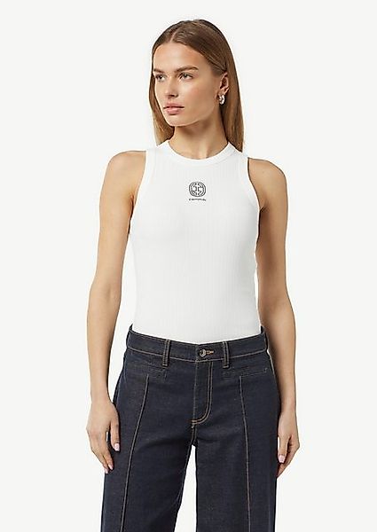 Comma Shirttop Tanktop mit Logo-Stickerei Stickerei günstig online kaufen