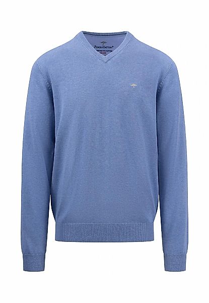 FYNCH-HATTON Strickpullover "FYNCH-HATTON Pullover mit V-Kragen" aus Baumwo günstig online kaufen