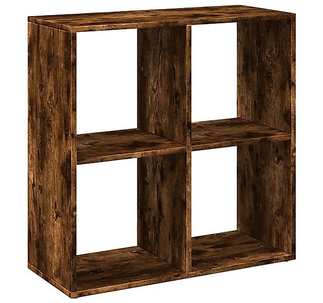 vidaXL Bücherregal Raumteiler-Bücherregal Räuchereiche 69,5x29x69,5 cm, 1-t günstig online kaufen