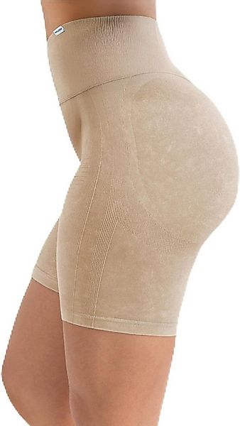 Smilodox Shorts Batik Ruth, High Waist V-Shape Hotpants mit Scrunch Yoga & günstig online kaufen