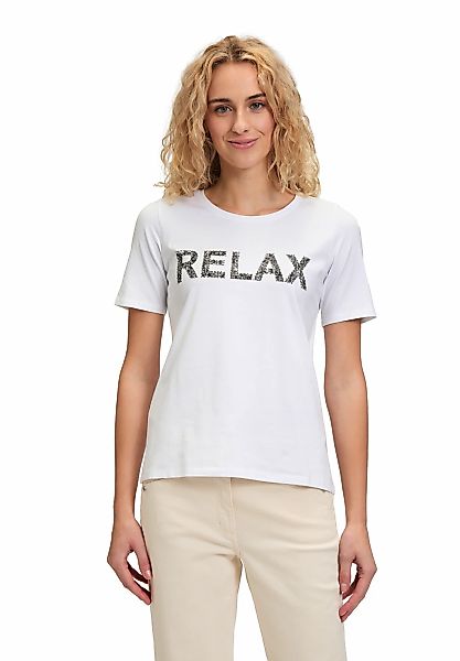 Betty Barclay Kurzarmshirt "Betty Barclay Basic Shirt mit Aufdruck", Glitze günstig online kaufen