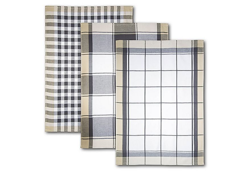 Dyckhoff Geschirrtuch KARO, Maße je Tuch ca. 50x70 cm, aus 100% Baumwolle, günstig online kaufen