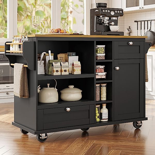 Flieks Küchenwagen Sideboard, (1 St., verstellbare günstig online kaufen