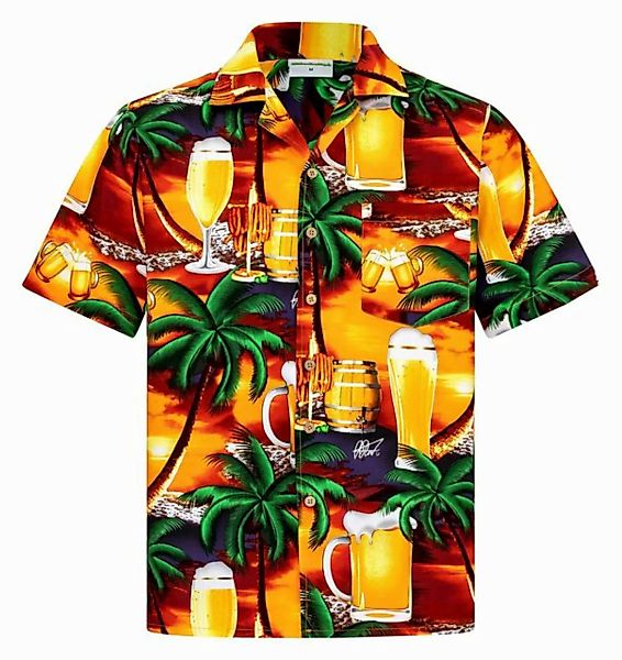 Hawaiihemdshop.de Hawaiihemd Hawaii Hemd Herren Baumwolle Kurzarm Hawaiihem günstig online kaufen