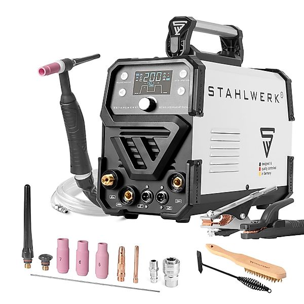 STAHLWERK Schweißgerät DC WIG 200 Puls ST Digital MMA Spot und Pulsfunktion günstig online kaufen