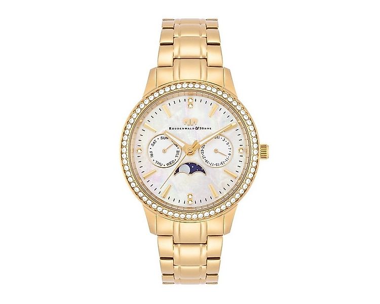 Rhodenwald & Söhne Multifunktionsuhr Amidala gelbgold, mit Quarzwerk günstig online kaufen