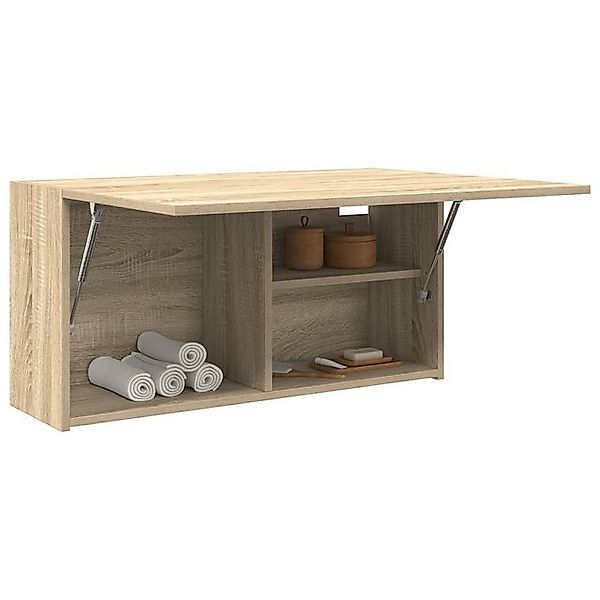 vidaXL Schrankmodule Bad-Wandschrank Sonoma-Eiche 80x25x40 cm Holzwerkstoff günstig online kaufen