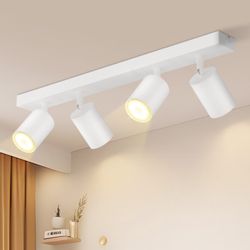 Nettlife Deckenstrahler 2/3/4/ Flammig Deckenlampe Weiss günstig online kaufen
