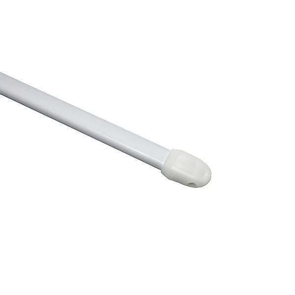 GARDINIA Gardinenstange Gardinia Vitragestange flachoval weiß, günstig online kaufen