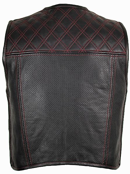 MDM Lederweste Herren Lederweste Bikerweste Hunter günstig online kaufen
