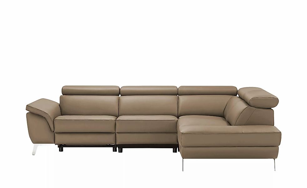 uno Ecksofa Leder  Dallas ¦ braun ¦ Maße (cm): B: 283 H: 74 T: 228.0 Polste günstig online kaufen