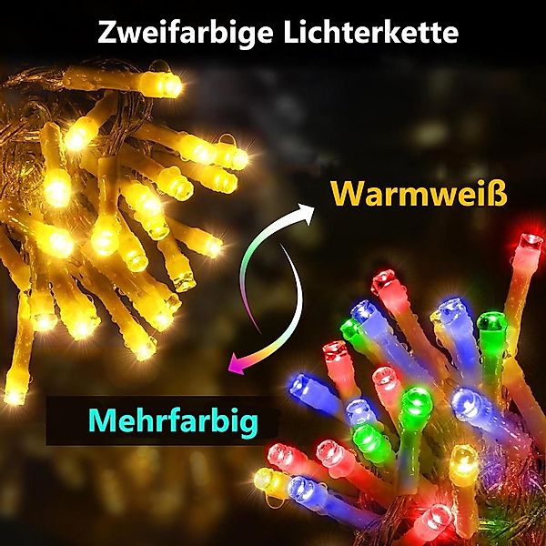 Jibenhome LED Stripe LED-Lichterkette 20/50/100 LEDs günstig online kaufen