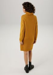 Aniston CASUAL Strickkleid mit extravagantem Zopfmuster günstig online kaufen