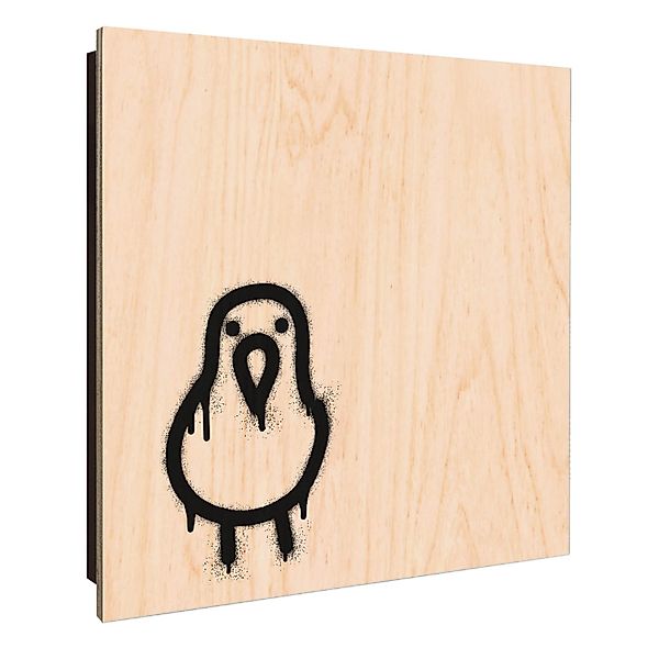 Banjado Großer Schlüsselkasten Holz 30x30cm Schwarz Scharnier Links 50 Hake günstig online kaufen