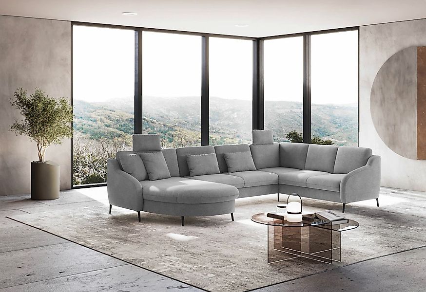 sit&more Wohnlandschaft "Soul U-Form" wahlweise mit Bettfunktion und Schubk günstig online kaufen