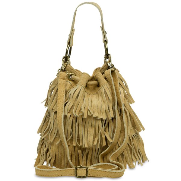 Caspar Henkeltasche CASPAR TL677 Damen Wildleder günstig online kaufen