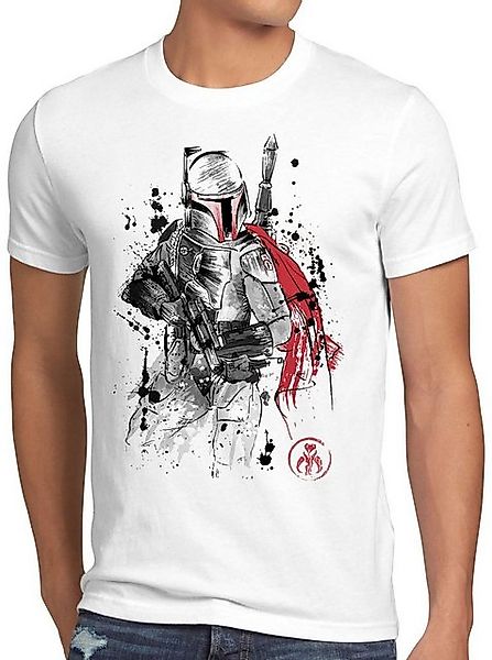 style3 T-Shirt Bounty Hunter Prophecy mando kopfgeldjäger star mandalorian günstig online kaufen