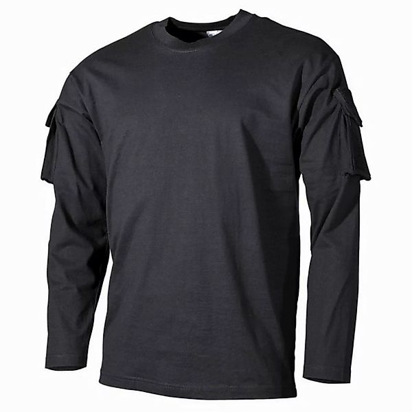 MFH T-Shirt Outdoor Shirt Langarm schwarz mit Ärmeltaschen günstig online kaufen