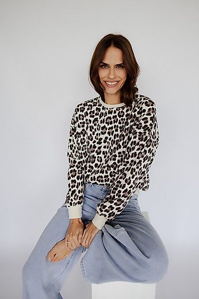 von Herzen Sweatshirt Leo Sweatshirt "Urban Jungle" - mit Animalprint - Run günstig online kaufen