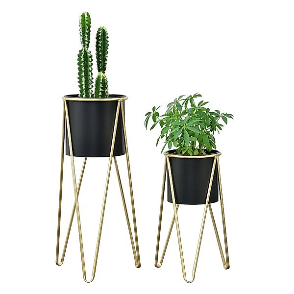 en.casa Blumenständer, Hedera 2er Set Pflanzenständer günstig online kaufen