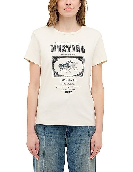 MUSTANG Kurzarmshirt Damen Style Rosewood günstig online kaufen