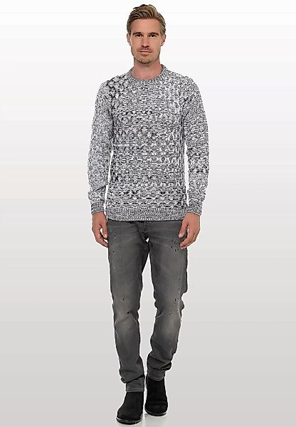 Rusty Neal Strickpullover, mit schönem Muster günstig online kaufen