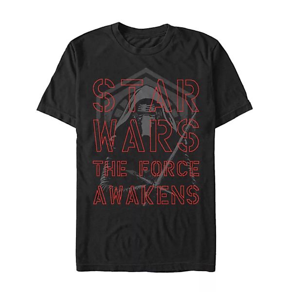 Star Wars - The Force Awakens - Kylo Ren Darkened - Männer T-Shirt günstig online kaufen