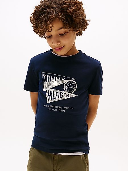 Tommy Hilfiger T-Shirt TEXTURED GRAPHIC PRINT günstig online kaufen