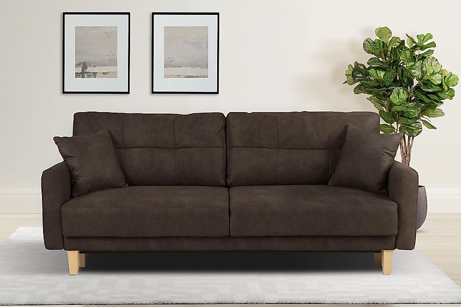 Home affaire 3-Sitzer TRIPLO optionale Schlafsofa günstig online kaufen