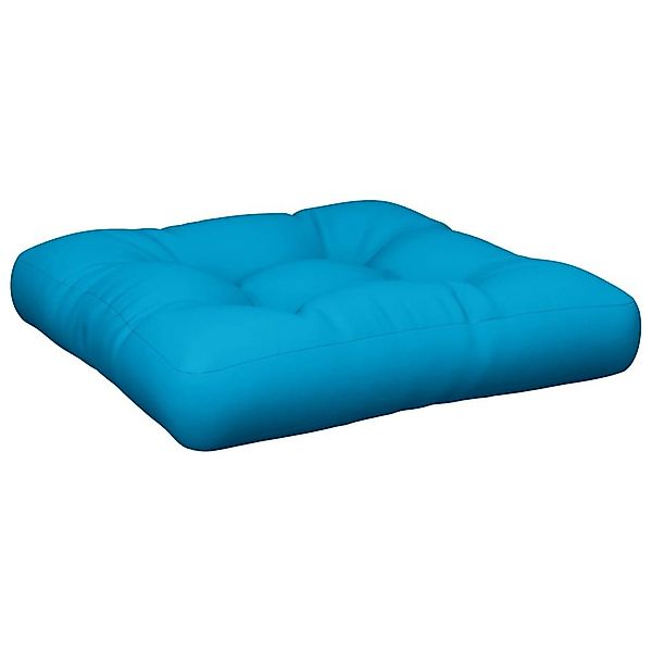 vidaXL Sitzauflage Palettenkissen Blau Stoff, (1 günstig online kaufen