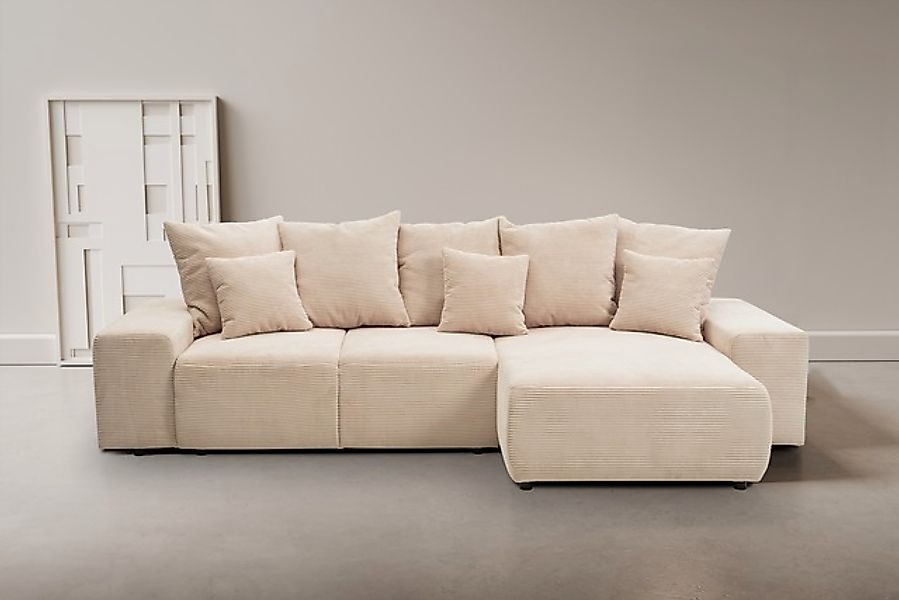 WERK2 Ecksofa »Riwa, modernes Sofa zum Kuscheln und Entspannen, Breite 300c günstig online kaufen