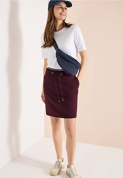 CECIL Knielanger Rock mit Streifendetail günstig online kaufen