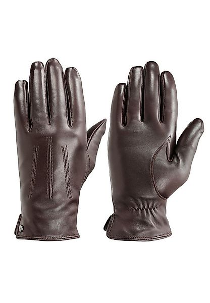 PEARLWOOD Lederhandschuhe GRAY (1 Paar) Weiches Innenfutter mit Wollanteil, günstig online kaufen