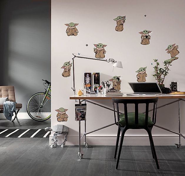 Komar Wandtattoo "Star Wars The Mandalorian Grogu The Cutest" 50 x 70 cm (B günstig online kaufen
