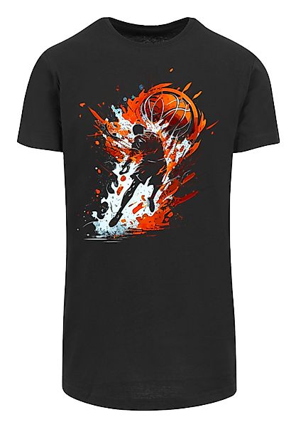 F4NT4STIC T-Shirt Basketball Splash Sport LONG Print günstig online kaufen