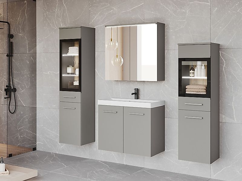MIRJAN24 Badmöbel-Set Madrit II, (5er-Set, Waschbeckenschrank, günstig online kaufen