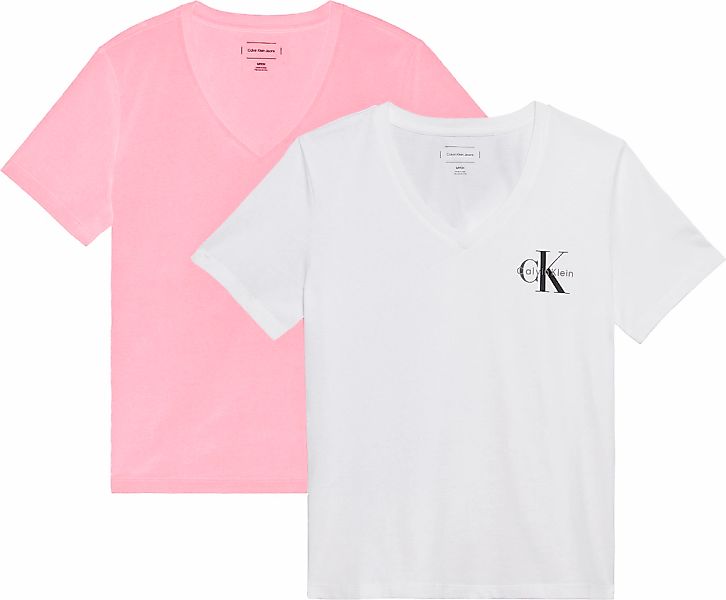Calvin Klein Jeans T-Shirt "A- Logo VN 2 pack Tee" Packung, 2er-Pack, 2 Stk günstig online kaufen