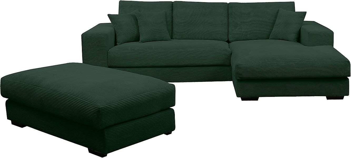 WERK2 Polstergarnitur Eden L-Form + Hocker. günstig online kaufen